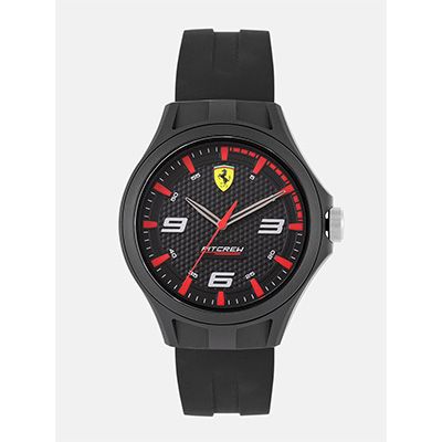 Men Black Analogue Watch 0830680_1