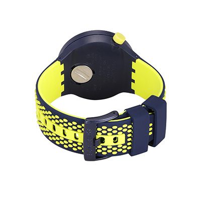 Unisex Navy Blue Swiss Made Analogue Watch