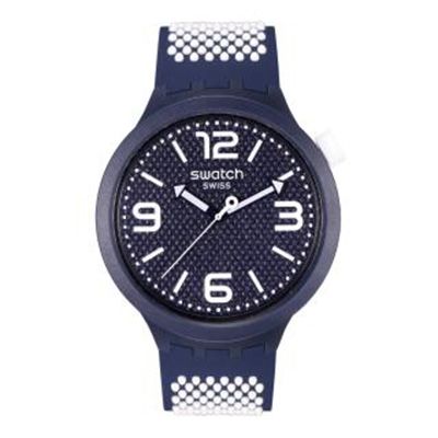 Unisex Navy Blue Swiss Analogue Watch SO27N101