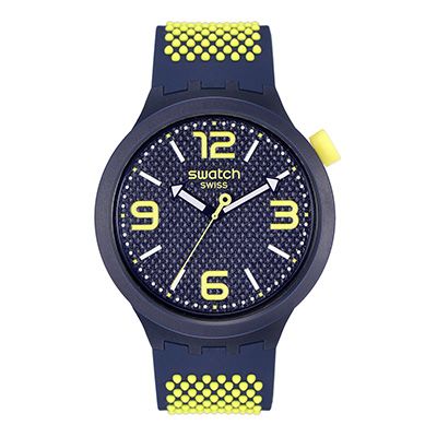 Unisex Navy Blue Swiss Made Analogue Watch