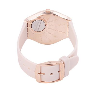 Unisex Rose Gold-Toned Swiss Made Analogue Watch SYXG101