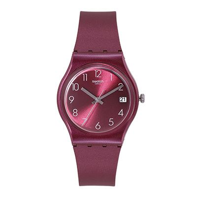 Unisex Burgundy Analogue Watch GR405
