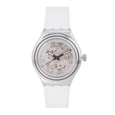 Men Silver-Toned Swiss Made Analogue Watch YAS112C