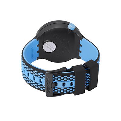 Unisex Black Swiss Made Analogue Watch SO27B102