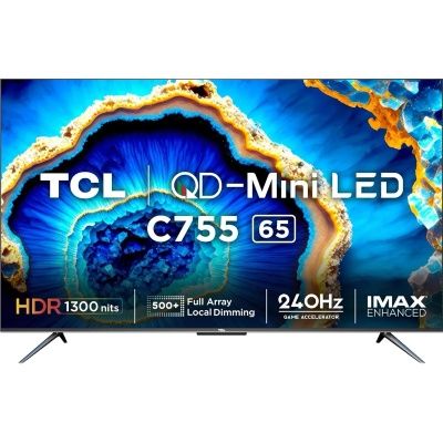 C755 65 inch Ultra HD 4K Smart Mini LED TV (65C755)