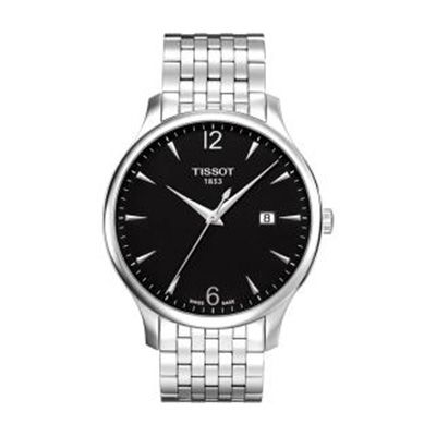 Men Black Tradition Analogue Watch T0636101105700
