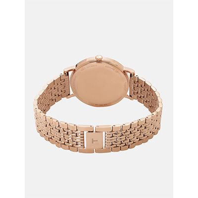 Men Silver-Toned Everytime Medium Analogue Watch T1094103303100