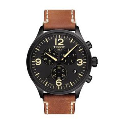 Men Black Swiss Chrono XL Analogue Watch T1166173605700