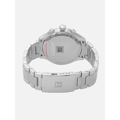 Men Silver-Toned Chrono XL Classic Swiss Chronograph Analogue Watch T1166171103700