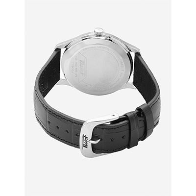 Men Black Heritage Visodate Analogue Watch T1184101605700