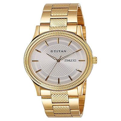 Analog Silver Dial Men's Watch - 1650YM05