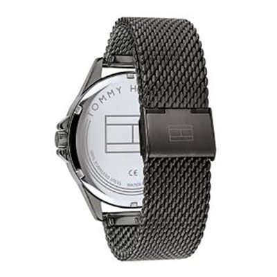 Men Gunmetal-Toned Multifunction Analogue Watch TH1791613