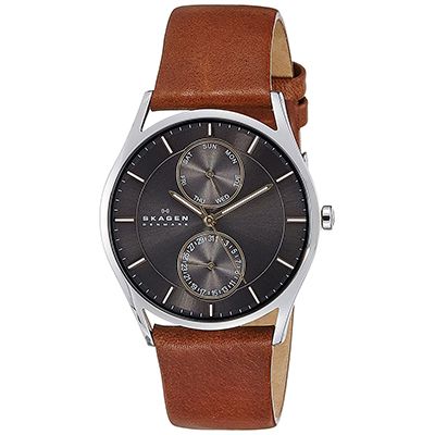 Men Grey Analogue Watch SKW6086I