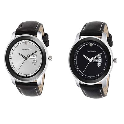 Men Set of 2 Analogue Watches