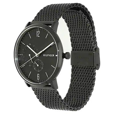Black Dial Multifunction Watch