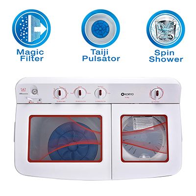 KWM9017SA 9 Kg Semi Automatic Top Load Washing Machine