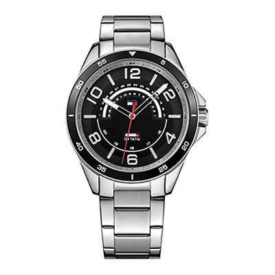 Th1791394 Silver/Black Multifunction Analog Watch