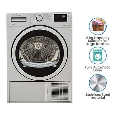 WDR80S 8 Kg Fully Automatic Front Load Washing Machine