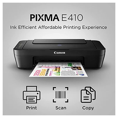 Pixma E470 All-in-One Inkjet Printer