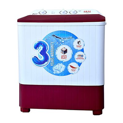 AKSW-6511RD 6.5 Kg Semi Automatic Top Load Washing Machine