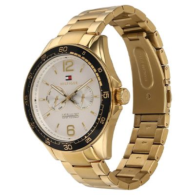 Th1791365 Golden/Silver-White Multifunction Analog Watch