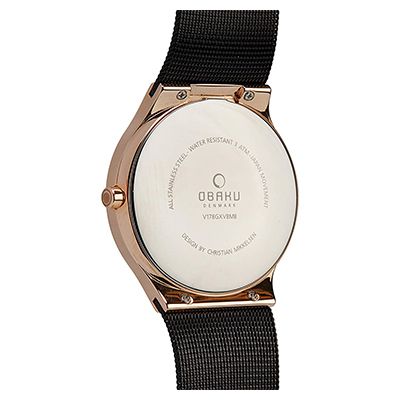 Men Black Analogue Watch V178GXVBMB