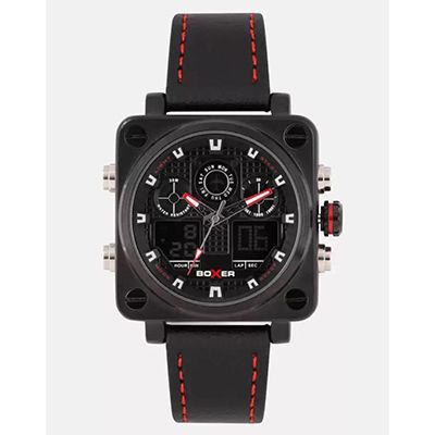 Men Black Analogue and Digital Watch BXLBK017