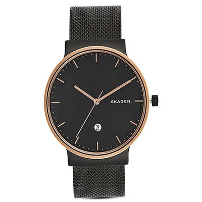Men Black Analogue Watch SKW6296I
