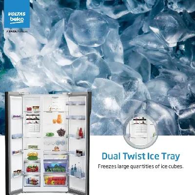 RSB665XPRF 640L Side by Side Refrigerator