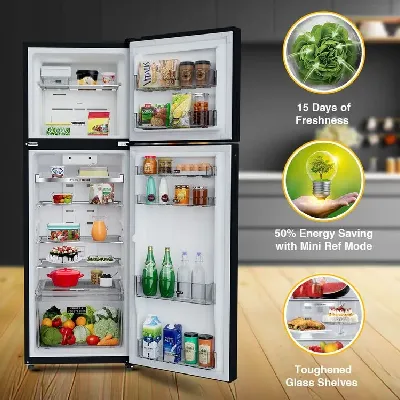 21814 Intellifresh Pro 308L 2 Star Convertible Frost Free Double-Door Refrigerator