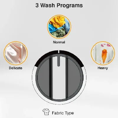 30318 Magic Clean 8kg 5 Star Semi Automatic Washing Machine