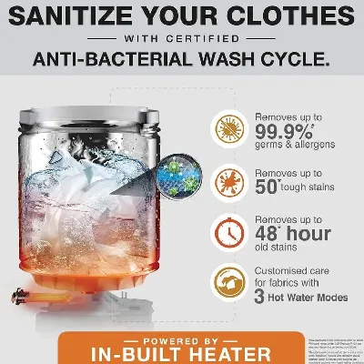 31688 360° Bloomwash Pro 10kg 5 Star Top Load Washing Machine