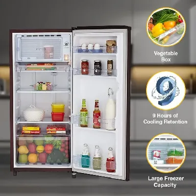 72677 WDE 184L 2 Star Single Door Refrigerator