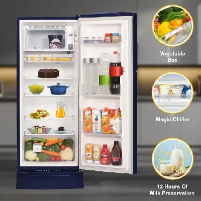 73260 Icemagic Pro 207L 5Star Single Door Refrigerator