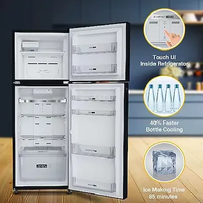 NET32733IAQGNCPE 327 L Frost Free Double Door 3 Star Refrigerator