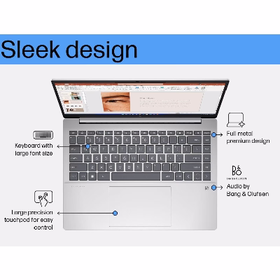 Pavilion Aero 13-bg0016AU Laptop (AMD Ryzen 5 8640U/ 16GB / 512GB SSD/ Win11)
