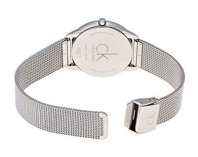 Minimal Men Silver-Toned Analogue Watch K3M2112Z
