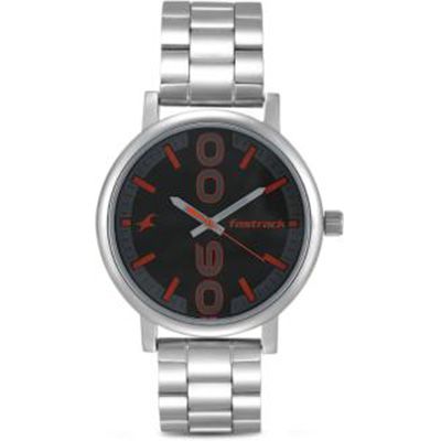 38052SM06 Bold Fonts Analog Watch - For Men