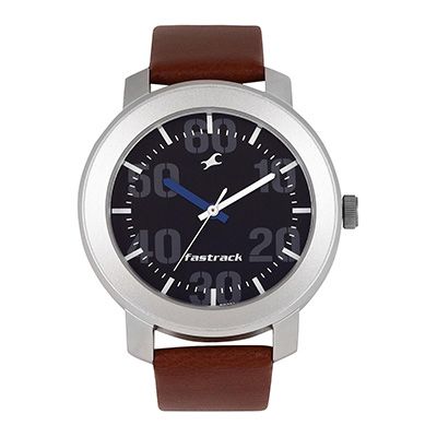 Men Black Dial Watch 3121SL01