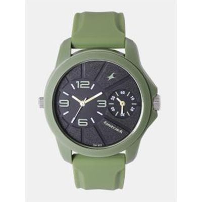 Men Charcoal Grey Analogue Watch 38042PP02_OR2