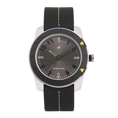Men Charcoal Grey Analogue Watch NK3015AL02_OR2