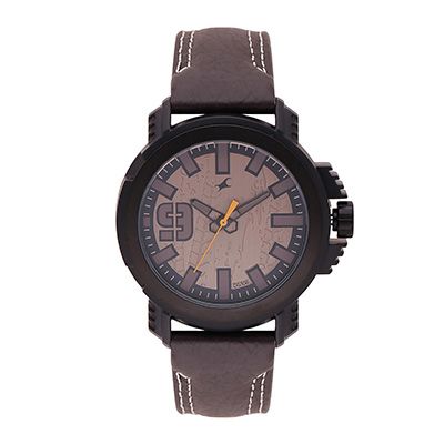 Men Bronze-Toned Analogue Watch NK38015PL04_OR2