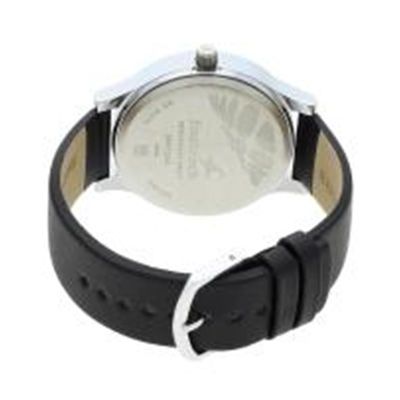 Men Black Analogue Leather Watch