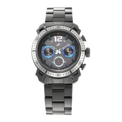 Men Charcoal Grey Analogue Watch 3193KM02