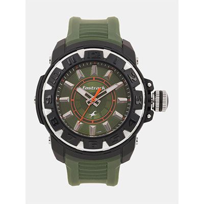 Men Green Analogue Watch NK9334PP05_OR2