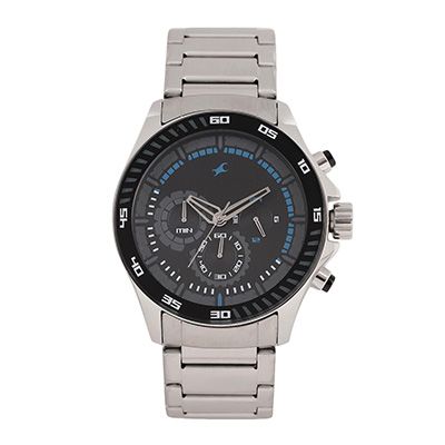 Men Black Analogue Watch NK3072SM03_OR