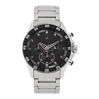 Men Black Analogue Watch NK3072SM04