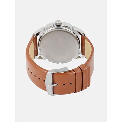 Men Blue Genuine Leather Analogue Watch NK3124SL02_OR2