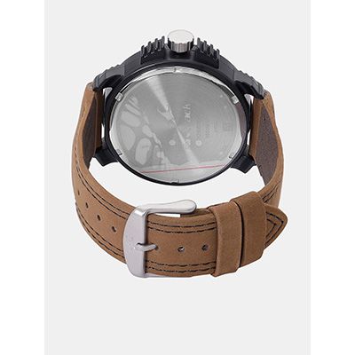 Men Charcoal Grey Analogue Watch NK38015PL03_OR2