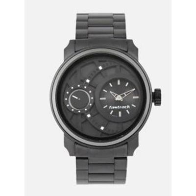 Men Black Analogue Watch NK3147KM01_OR2